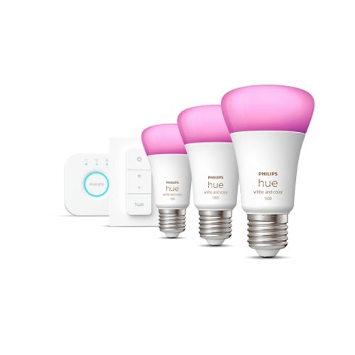 Pametna LED žarulja PHILIPS Hue Starter kit (žarulja E27, A60, 9W + dimmer+ bridge) slika 1