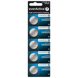 EverActive CR2025 baterije - 5 kom.