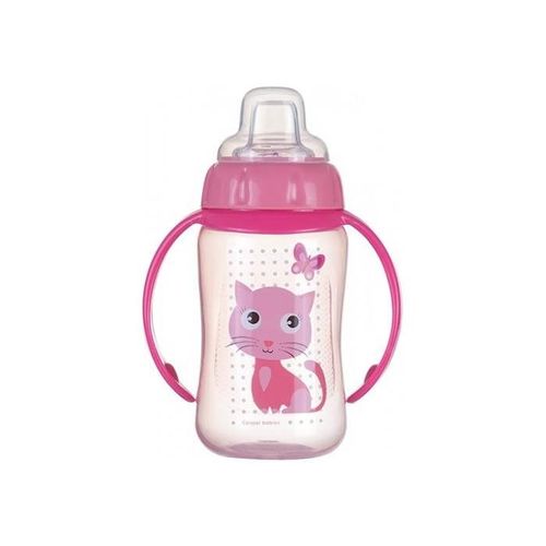 Canpol Bebi flašica sa kljunom i ručkama 320 ml "Happy Animals" slika 1