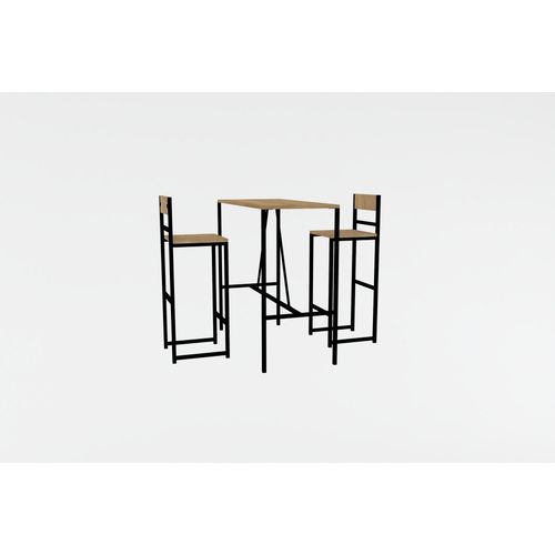 Woody Fashion Set stola i stolica (3 komada), Tibet - Oak slika 4