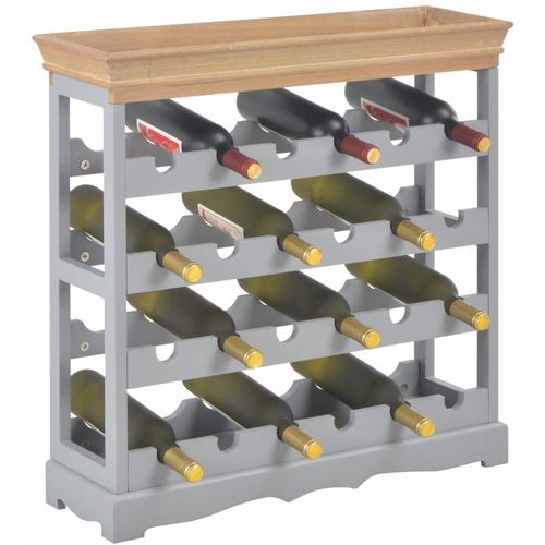 Ormarić za vino sivi 70 x 22,5 x 70,5 cm MDF slika 13