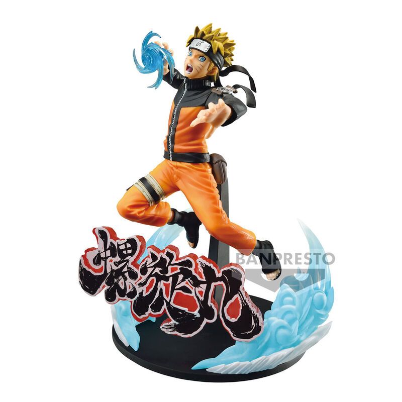 BANPRESTO Naruto Shippuden Vibration Stars Naruto Uzumaki Figura 21 cm image