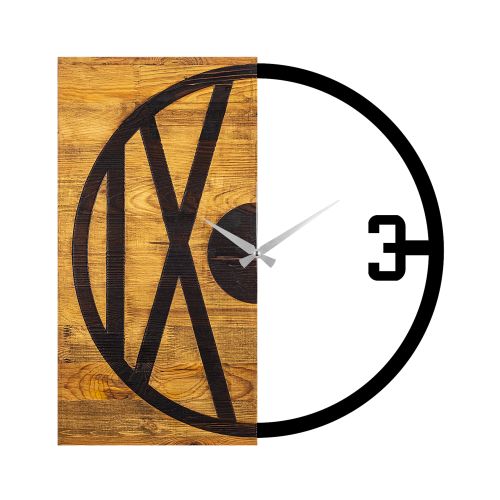 Wallity Ukrasni drveni zidni sat, Wooden Clock 24 slika 5