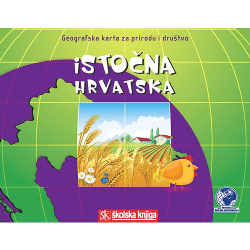 Regijska karta - Istočna Hrvatska slika 1