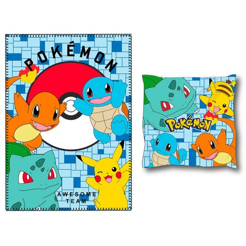 Pokemon Polar Dekica i Jastuk Set slika 1