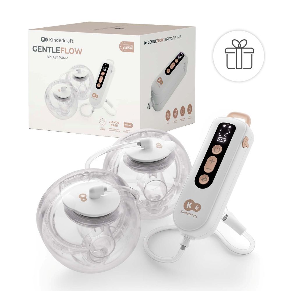 Kinderkraft Dvostruka električna izdajalica GENTLEFLOW, golden slika 13