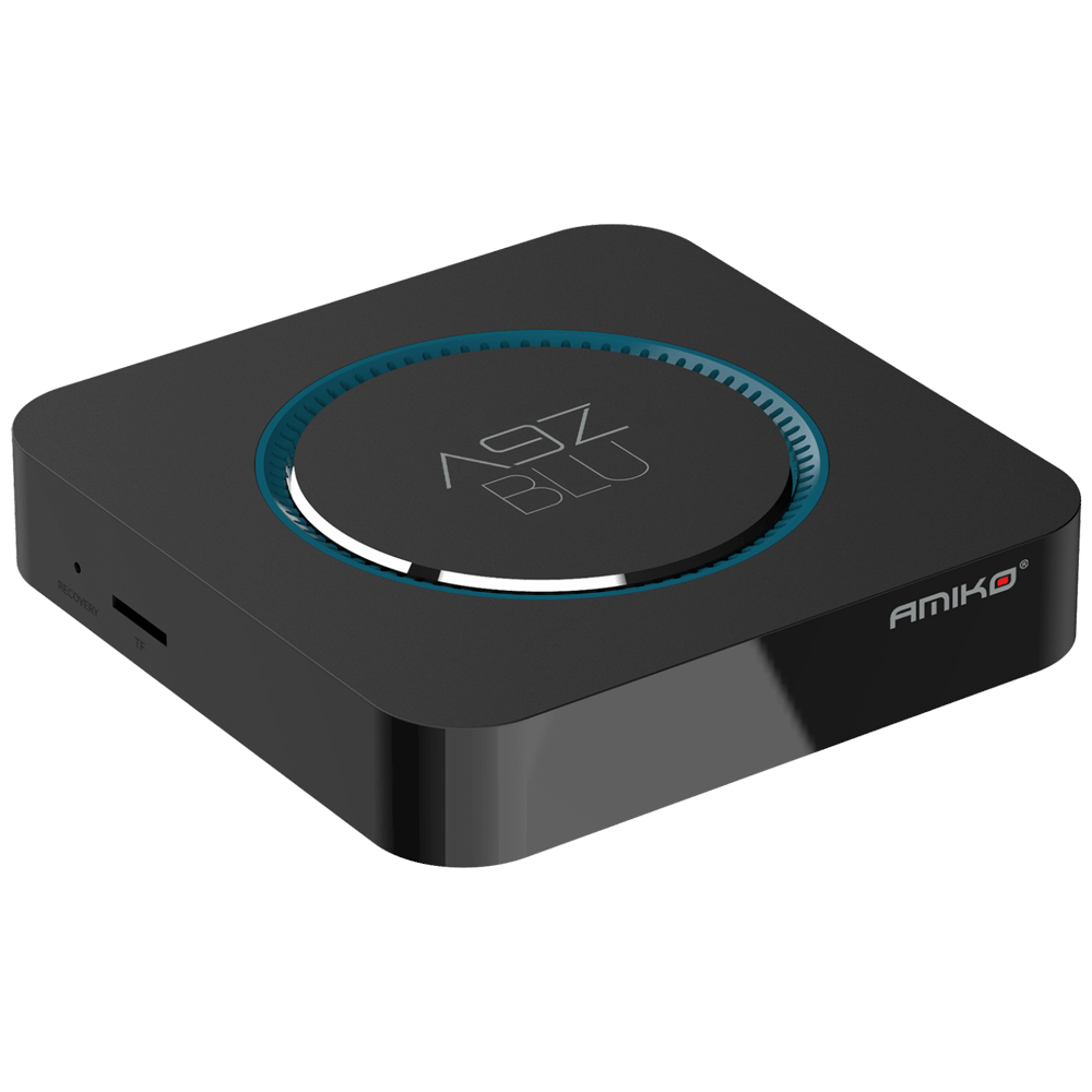 Amiko Prijenik IPTV, Android OS, 2/16GB, 4K, 2.4/5 GHz WiFi - A9Z Blue slika 2