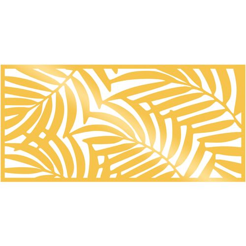 Wallity Metalna zidna dekoracija, Decorative Panel 4 - Gold slika 4