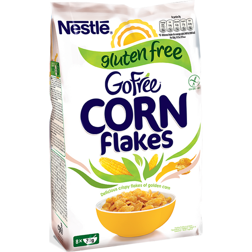 NESTLÉ CORN FLAKES kukuruzne pahuljice 250g bag bez glutena slika 1