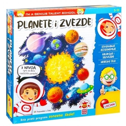 Lisciani Mali Genije SR Edukativni set Planete i zvezde RS100521 slika 1