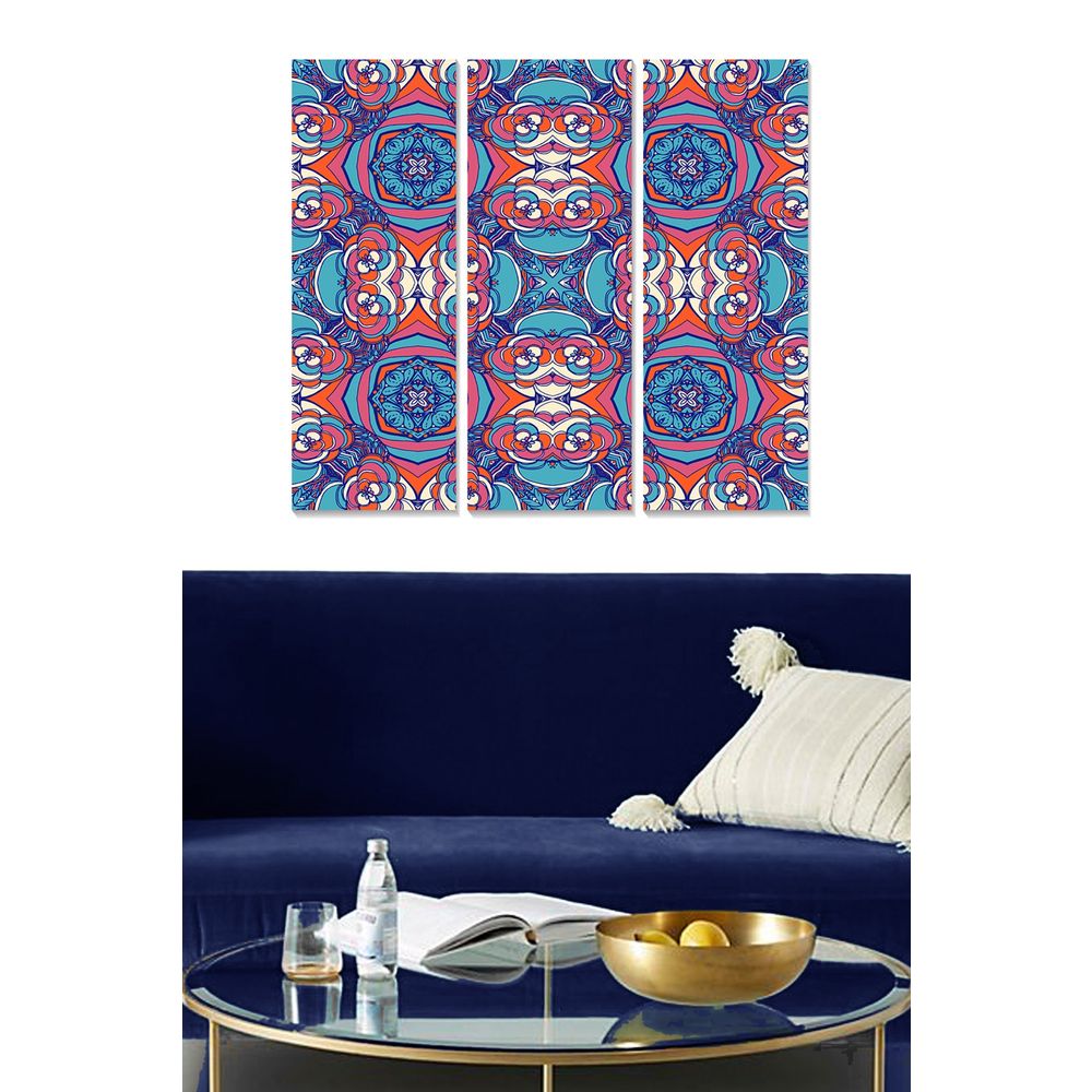 Dekorativna MDF Slika u Više Boja (Set od 3 Komada) - MDF103830358 slika 1