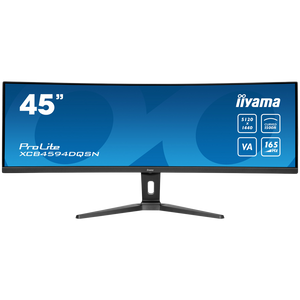 IIYAMA Monitor LED XCB4594DQSN-B1 45’’ Dual QHD VA Panel s KVM Prekidačem, USB-C 90W Dock i RJ45