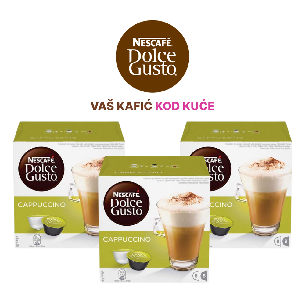 Nescafe Dolce gusto kapsule za kafu Cappuccino set 3 kom — Bazzar.ba