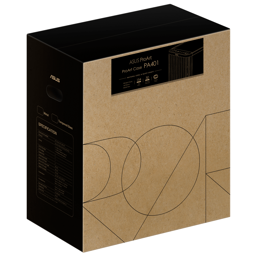 ASUS Case ProArt PA401, Woodmetal slika 4