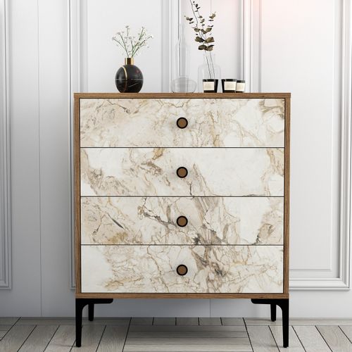 Lizbon 538 - Walnut, White Walnut
White Dresser slika 2