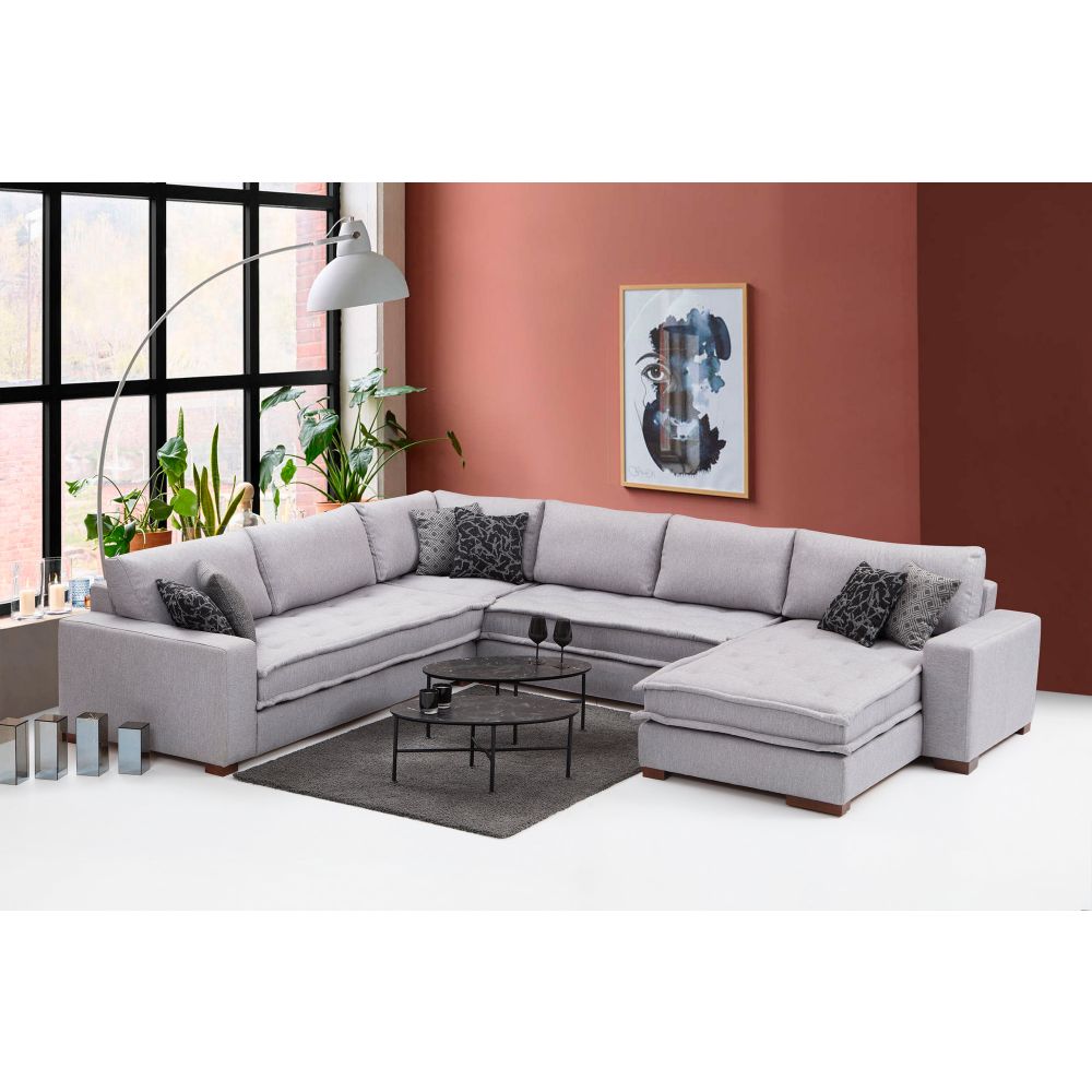 Lena Kutna Sofa - Svijetlo Siva slika 1