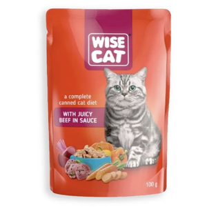 Wise Cat Hrana Za Mačke U Sosu Od Govedine 100g
