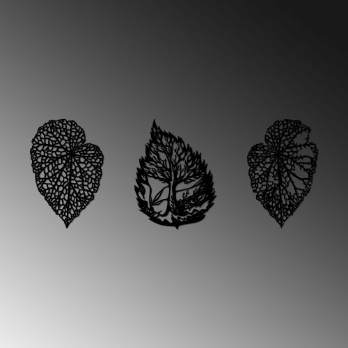 Wallity Metalna zidna dekoracija, Detailed Leaves - 512 slika 4