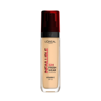 L'Oreal Paris Infaillible 32H Fresh Wear tečni puder 125 Natural Rose