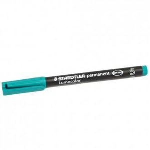 Flomaster Staedtler, Lumocolor permanent 313, 0,4 mm, zeleni