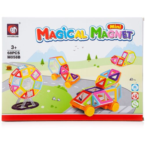 Magnetni blokovi Magical magnet mini 68kom 3+ slika 2