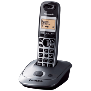 Panasonic Telefon bežični, DECT/GAP, 1.4" display 1.4, metalik siva - KX-TG2511FXM