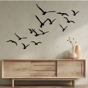 Wallity Migration Black Decorative Metal Wall Accessory