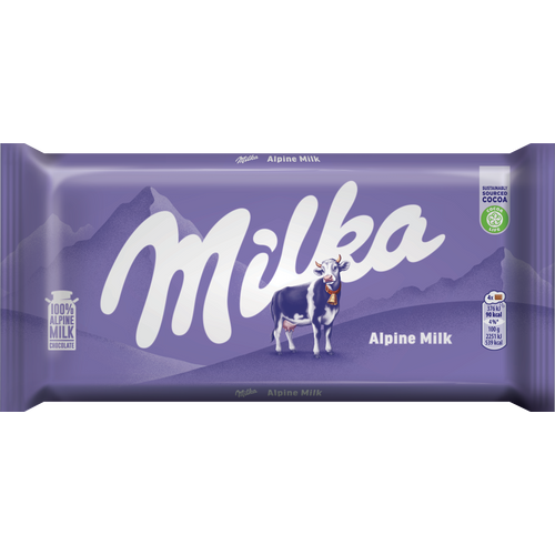 Milka čokolada alpine milk 80 g slika 1
