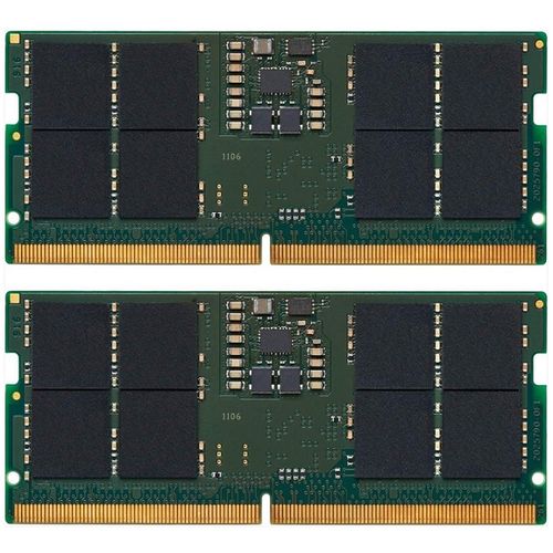 Kingston KVR52S42BD8K2-64 DDR5 64GB (2x32GB) SO-DIMM 5200MHz, Non-ECC Unbuffered, CL42 1.1V, 262-pin 2Rx8, Memory Kit slika 1