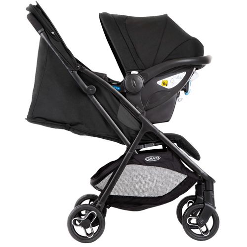 Graco komplet 2u1 kolica Myavo + autosjedalica SnugEssentials i-Size R129 - Midnight slika 2