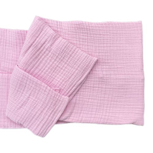 Tri Drugara Muslin Prekrivač Roze 120X120Cm Četvoroslojni slika 2