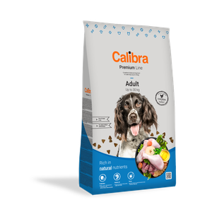 Calibra Dog Premium Line Adult Chicken, potpuna suha hrana za odrasle pse teške do 30 kg, 12 kg