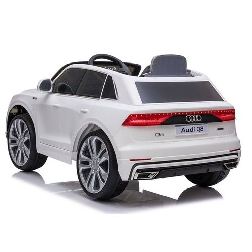 Auto Na Akumulator Audi Q8 White Jj2066 12V slika 6