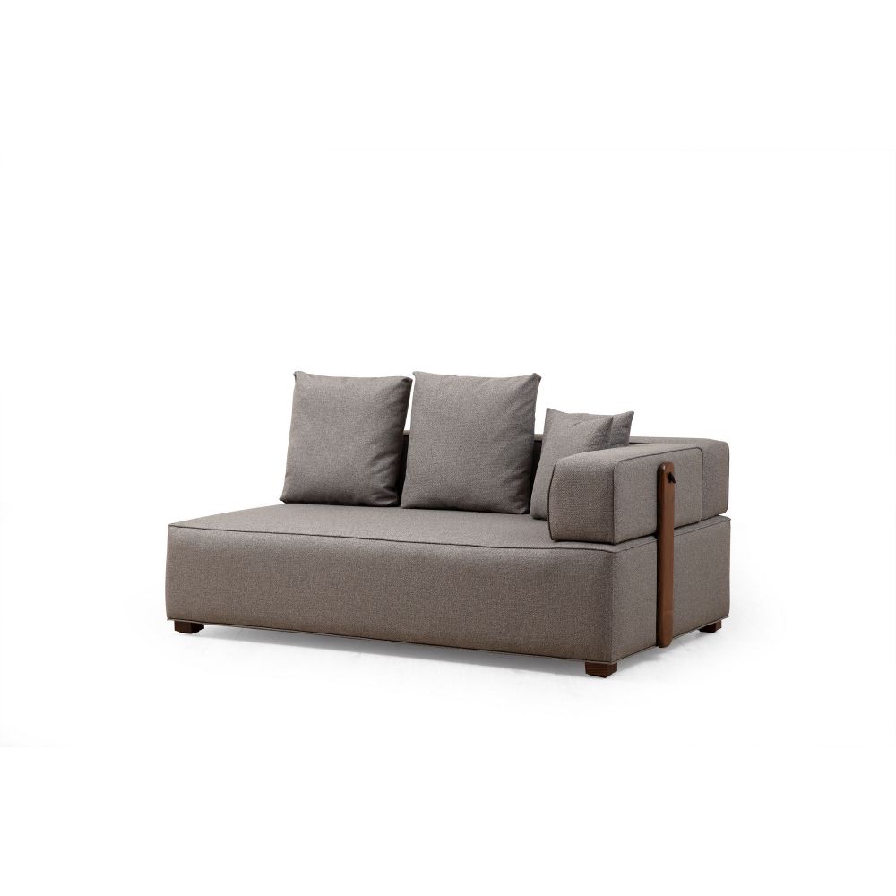 Ugaona Sofa Gondol-1 (CHL-3R) - Siva slika 5