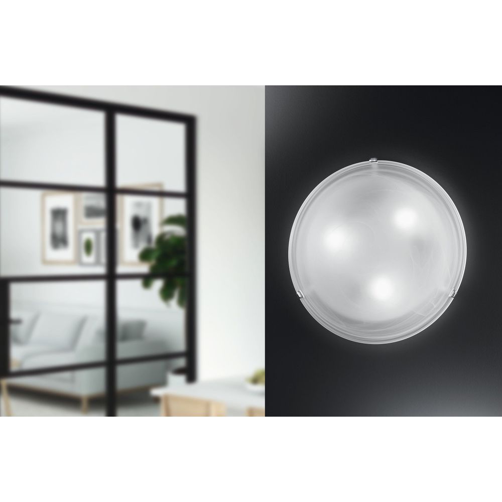 Eglo Salome Plafonjera 1 DM300 Alabaster/Krom slika 2