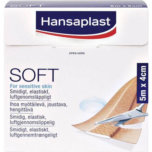 Hansaplast 1556526 Hansaplast SOFT žbuka (D x Š) 5 m x 4 cm slika 3