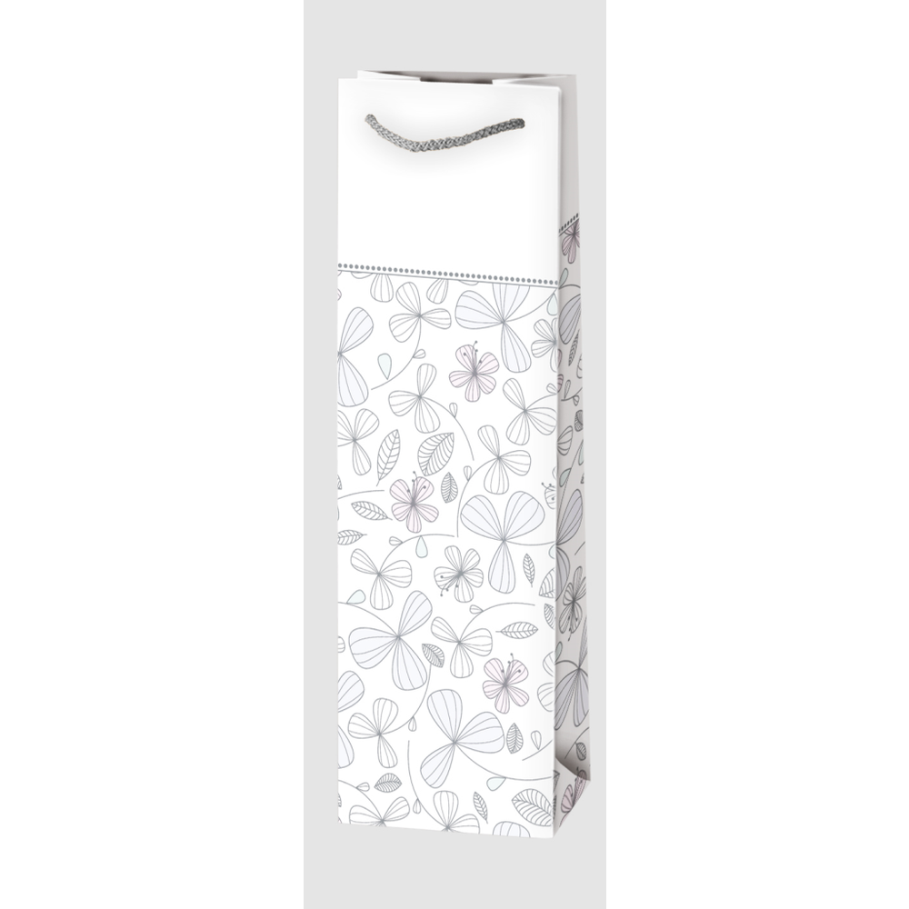 T12BOG14 Ukrasna vrećica za piće Bijela 12x40x9cm, Više dezena slika 2