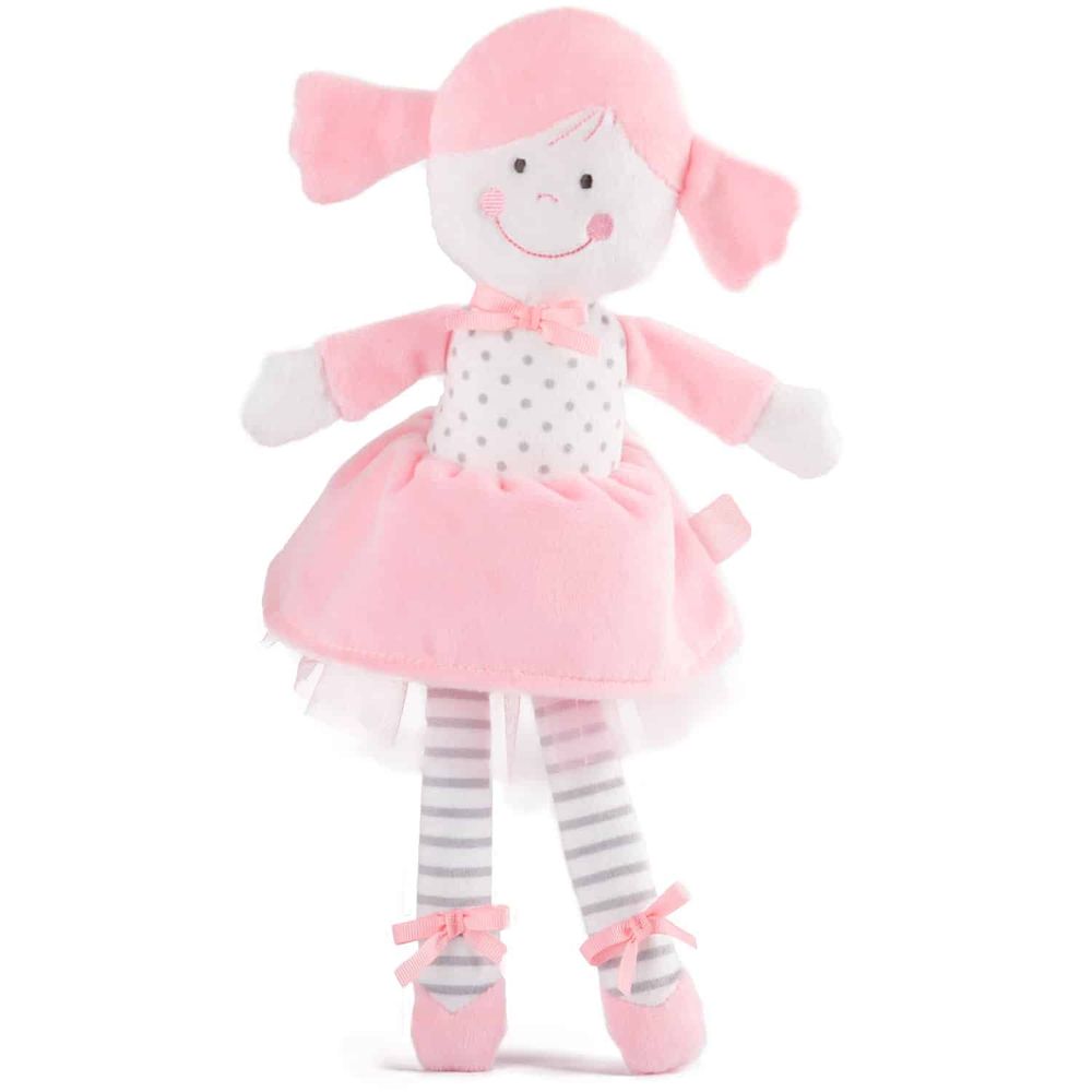 AMEK Plišana lutka sa zvečkom 33cm, Pink slika 1