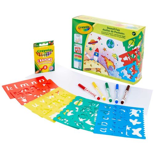 Crayola Crayola Stencil Fun Set slika 1