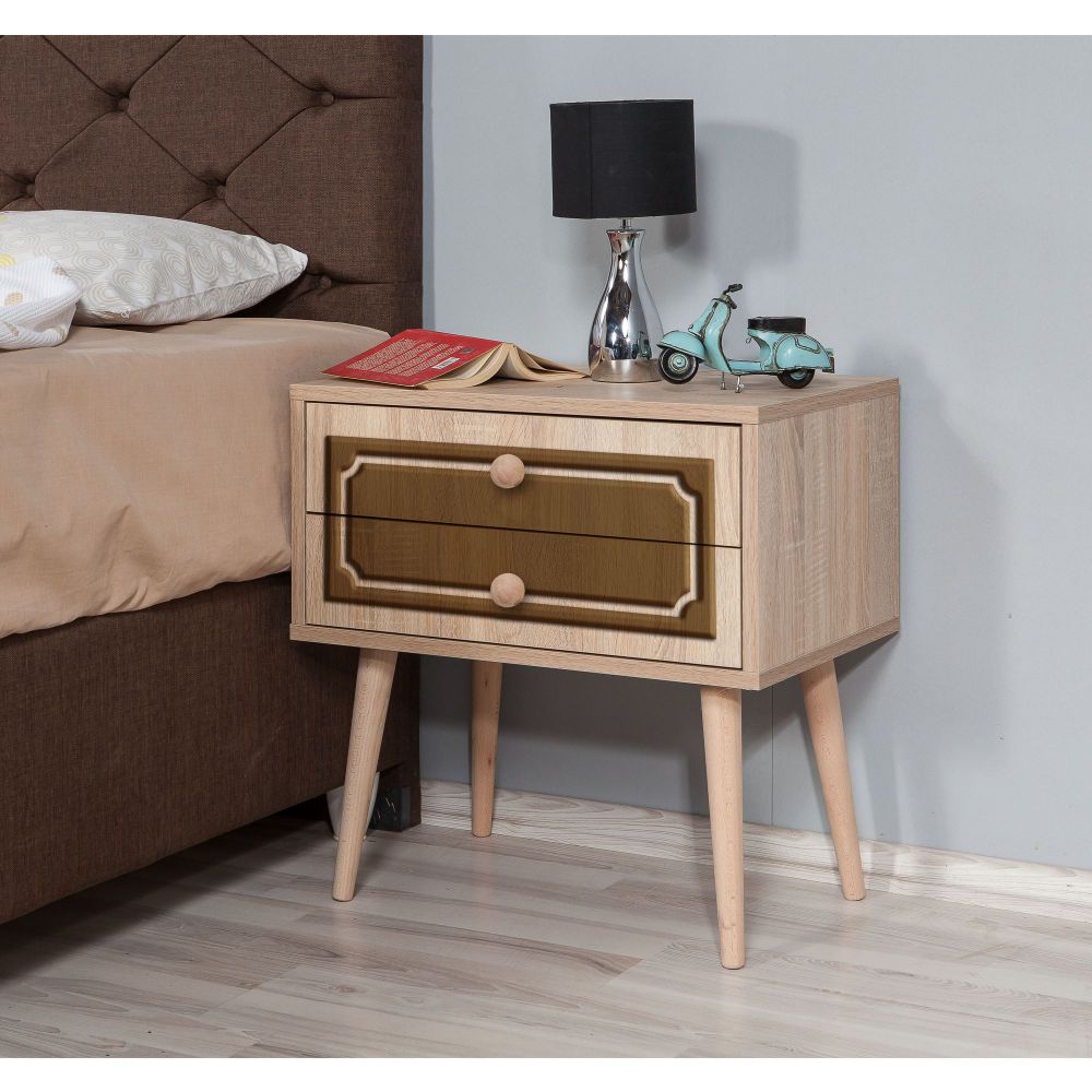 Noćni ormarić Two - 622 Sonoma Oak slika 1