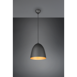 TILDA -VISILICA BLACK-GOLD,1XE27,D25CM