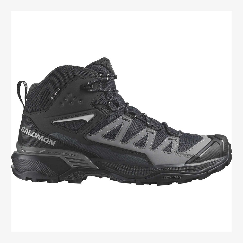 Salomon Muške gležnjerice X Ultra 360 Mid GTX, Black/Magnet/Pewter slika 1