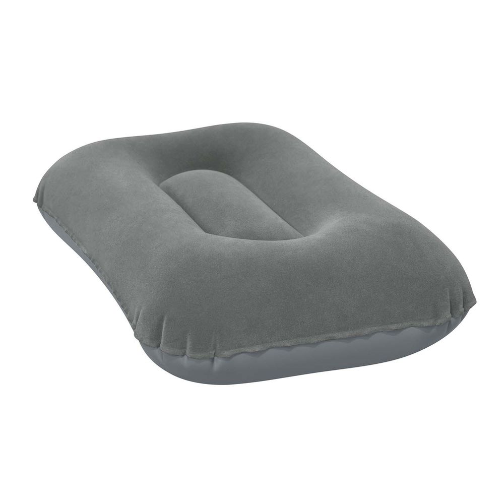 Bestway 67121 baršunasti jastuk na napuhavanje 42 x 26 cm  sivi slika 2