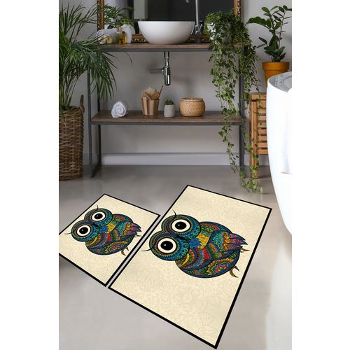 Flyer Multicolor Bathmat Set (2 Pieces) slika 1