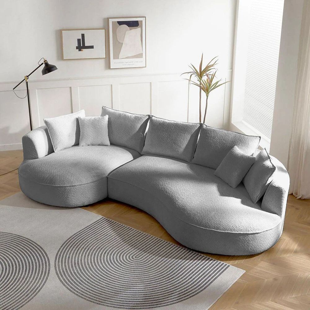 Ugaona Sofa Venedik left - boja: siva slika 2