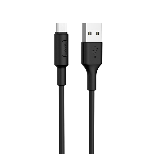 Data kabl HOCO X25 Soarer micro USB 1m crni slika 1