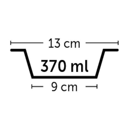 Posuda od nehrđajućeg čelika N1, fi 13 cm, 370 ml slika 2