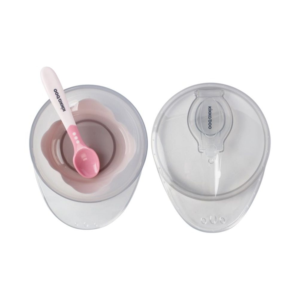 Kikka Boo Set za jelo 250ml, Pink slika 3