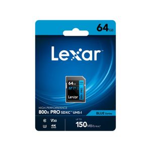 Lexar SD 64GB 800x Pro SDHC UHS-I cards memorijska kartica