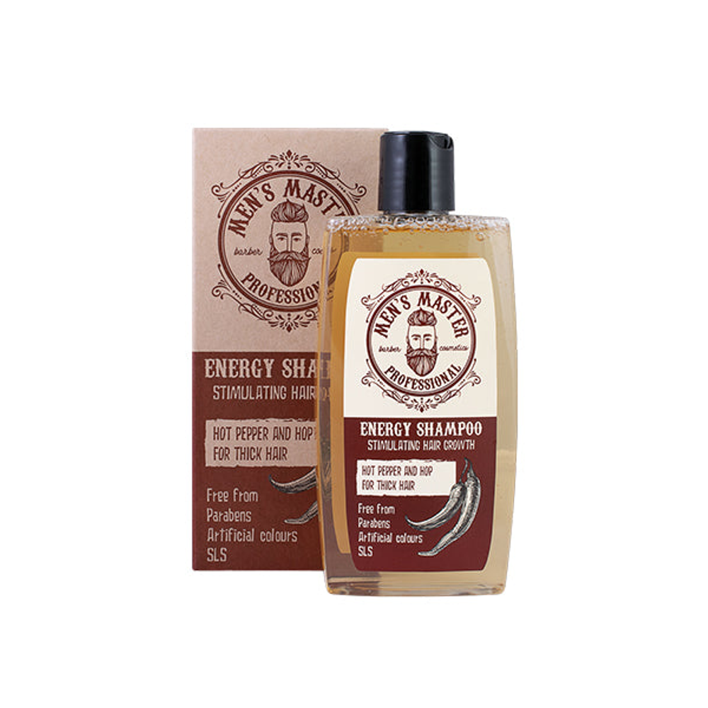 Men's Master šampon za stimulaciju rasta kose Hot Pepper Kofein Hmelj 260ml slika 1